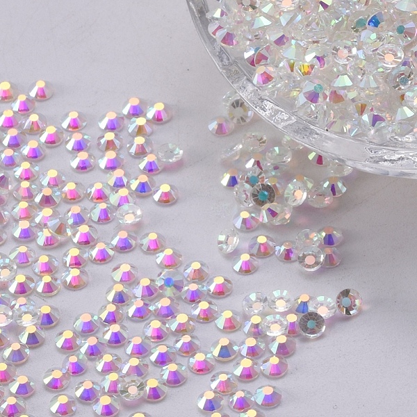 PandaHall Glass Flat Back Rhinestone, Grade A, Back Plated, Faceted, Half Round, Crystal AB, 3.8~4mm, about 1440pcs/bag Glass Rhinestone..., Clear
PandaHall Glass Flat Back Rhinestone, Grade A, Back Plated, Faceted, Half Round, Crystal AB, 3.8~4mm, about 1440pcs/bag Glass Rhinestone..., Clear