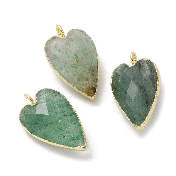 PandaHall Natural Green Strawberry Quartz Pendants, Faceted Heart Charms, with Golden Plated Brass Edge Loops, 22.5x13x7.5mm, Hole: 3mm...
PandaHall Natural Green Strawberry Quartz Pendants, Faceted Heart Charms, with Golden Plated Brass Edge Loops, 22.5x13x7.5mm, Hole: 3mm...
