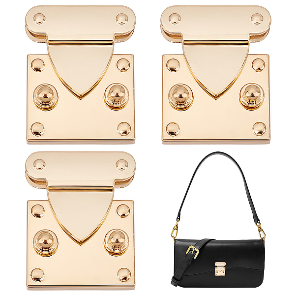 PandaHall WADORN 3 Sets Zinc Alloy Lock Clasps, Messager Bag Replacement Accessories, Light Gold, 3.05~3.2x3.65~3.75x0.8~1.6cm, Hole: 7x3mm...
PandaHall WADORN 3 Sets Zinc Alloy Lock Clasps, Messager Bag Replacement Accessories, Light Gold, 3.05~3.2x3.65~3.75x0.8~1.6cm, Hole: 7x3mm...