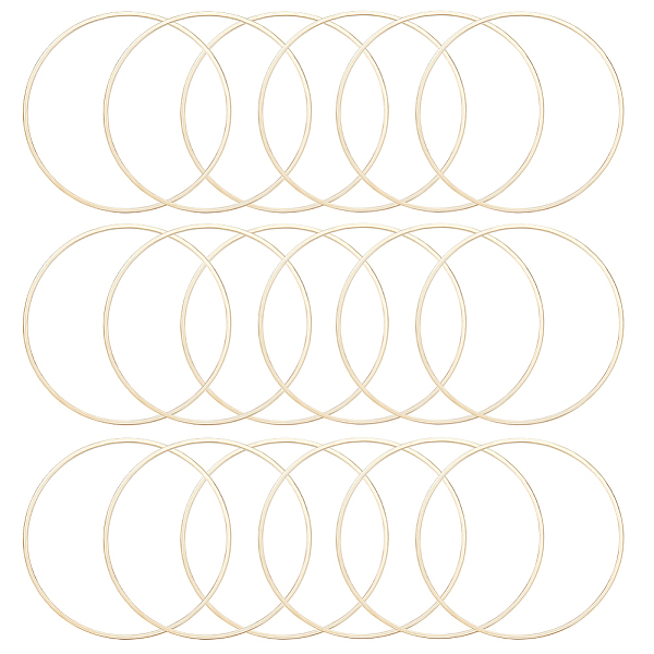 PandaHall Beebeecraft 20Pcs Brass Linking Rings, Long-Lasting Plated, Round Ring, Real 24K Gold Plated, 40x1mm, Inner Diameter: 38mm Brass...
PandaHall Beebeecraft 20Pcs Brass Linking Rings, Long-Lasting Plated, Round Ring, Real 24K Gold Plated, 40x1mm, Inner Diameter: 38mm Brass...