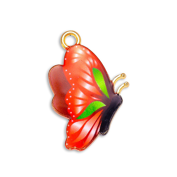 PandaHall Alloy Pendants, with Enamel, Golden, Butterfly, Orange Red, 24x16mm Alloy+Enamel Butterfly
PandaHall Alloy Pendants, with Enamel, Golden, Butterfly, Orange Red, 24x16mm Alloy+Enamel Butterfly