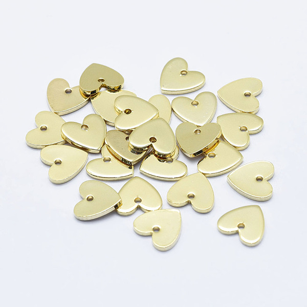 PandaHall Brass Charms, Long-Lasting Plated, Real 18K Gold Plated, Nickel Free, Heart, 8x8x1mm, Hole: 1mm Brass Heart
PandaHall Brass Charms, Long-Lasting Plated, Real 18K Gold Plated, Nickel Free, Heart, 8x8x1mm, Hole: 1mm Brass Heart