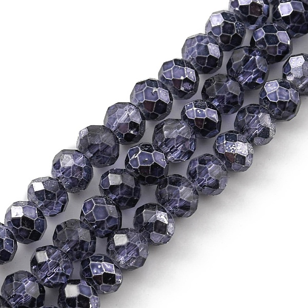 PandaHall Faceted Rondelle Transparent Painted Glass Beads Strands, Marine Blue, 4x3mm, Hole: 1mm, about 125pcs/strand, 15 inch Glass...
PandaHall Faceted Rondelle Transparent Painted Glass Beads Strands, Marine Blue, 4x3mm, Hole: 1mm, about 125pcs/strand, 15 inch Glass...