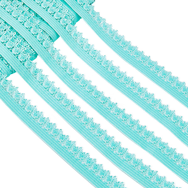 PandaHall Gorgecraft Polyester Elastic Cords with Single Edge Trimming, Flat, with Cardboard Display Card, Medium Aquamarine, 13mm Elastic...
PandaHall Gorgecraft Polyester Elastic Cords with Single Edge Trimming, Flat, with Cardboard Display Card, Medium Aquamarine, 13mm Elastic...