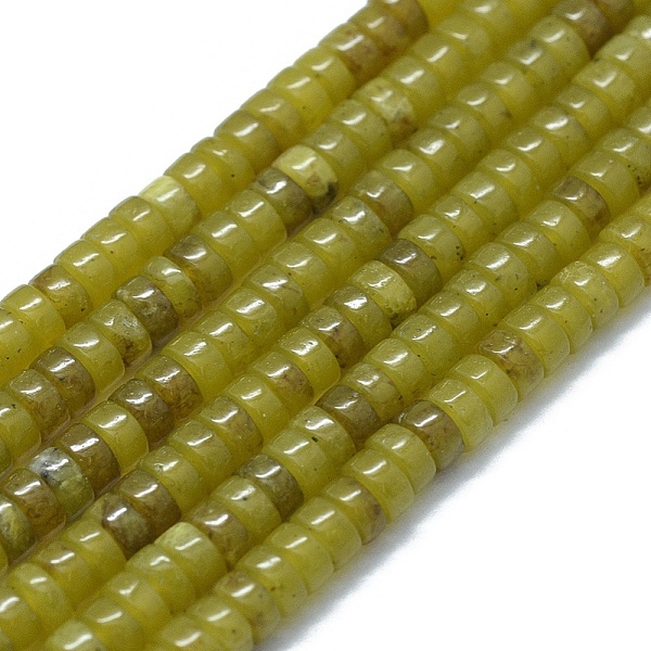 PandaHall Natural Korea Olive Jade Beads Strands, Flat Round/Disc, 3.8~4.2x2~4.5mm, Hole: 0.8~1mm, about 152~180pcs/strand, 15.1~15.5 inch...
PandaHall Natural Korea Olive Jade Beads Strands, Flat Round/Disc, 3.8~4.2x2~4.5mm, Hole: 0.8~1mm, about 152~180pcs/strand, 15.1~15.5 inch...