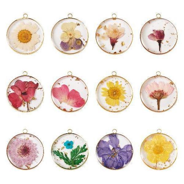 PandaHall 12Pcs 12 Styles Transparent Clear Epoxy Resin Pendants, with Edge Golden Plated Brass Loops and Gold Foil, Flat Round Charms with..., Multicolor
PandaHall 12Pcs 12 Styles Transparent Clear Epoxy Resin Pendants, with Edge Golden Plated Brass Loops and Gold Foil, Flat Round Charms with..., Multicolor