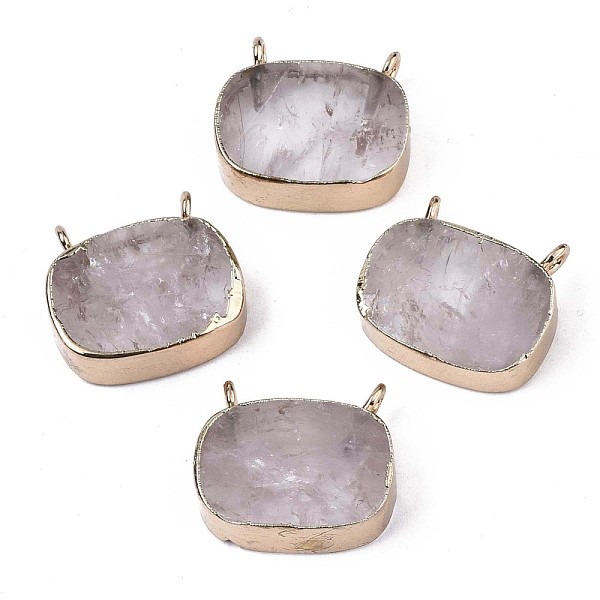 PandaHall Natural Quartz Crystal Pendants, with Edge Golden Plated and Iron Loops, Oval, 16.5~18x18x6mm, Hole: 1.8mm Quartz Crystal Oval
PandaHall Natural Quartz Crystal Pendants, with Edge Golden Plated and Iron Loops, Oval, 16.5~18x18x6mm, Hole: 1.8mm Quartz Crystal Oval