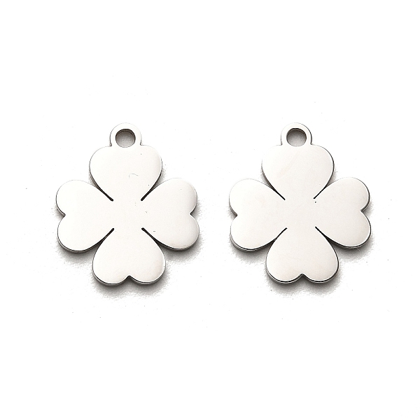 PandaHall 316 Surgical Stainless Steel Charms, Laser Cut, Clover Charm, Stainless Steel Color, 15x12.5x1mm, Hole: 1.6mm 316 Surgical...
PandaHall 316 Surgical Stainless Steel Charms, Laser Cut, Clover Charm, Stainless Steel Color, 15x12.5x1mm, Hole: 1.6mm 316 Surgical...