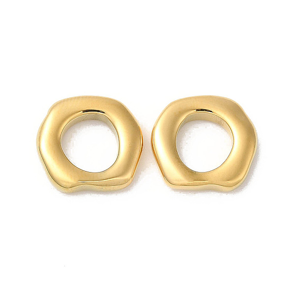PandaHall Manual Polishing 304 Stainless Steel Link Rings, Irregular Ring Connector, Real 18K Gold Plated, 12x13x2.5mm, Inner Diameter: 7mm...
PandaHall Manual Polishing 304 Stainless Steel Link Rings, Irregular Ring Connector, Real 18K Gold Plated, 12x13x2.5mm, Inner Diameter: 7mm...