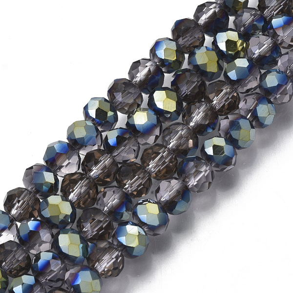PandaHall Electroplate Transparent Glass Beads Strands, Half Green Plated, Faceted, Rondelle, Pink, 6x5mm, Hole: 1mm, about 83~85pcs/strand...
PandaHall Electroplate Transparent Glass Beads Strands, Half Green Plated, Faceted, Rondelle, Pink, 6x5mm, Hole: 1mm, about 83~85pcs/strand...
