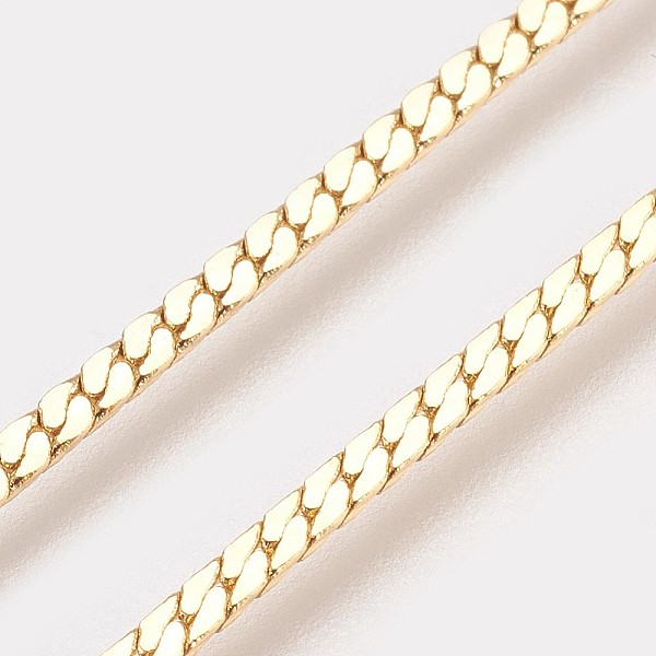 PandaHall Vacuum Plating Brass Chain Necklaces, with Lobster Claw Clasps, Long-lasting Plated, Real 24K Gold Plated, 23.4 inch(59.5cm), 2mm...
PandaHall Vacuum Plating Brass Chain Necklaces, with Lobster Claw Clasps, Long-lasting Plated, Real 24K Gold Plated, 23.4 inch(59.5cm), 2mm...