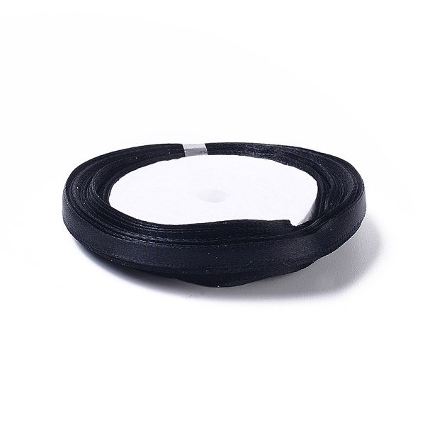 PandaHall Satin Ribbon, Black, 1/4 inch(7mm) wide, 25yards/roll(22.86m/roll) Polyester Black
PandaHall Satin Ribbon, Black, 1/4 inch(7mm) wide, 25yards/roll(22.86m/roll) Polyester Black
