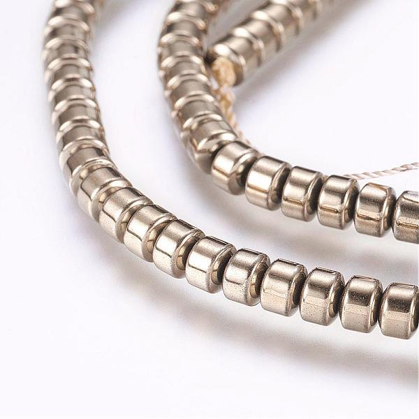 PandaHall Electroplate Non-magnetic Synthetic Hematite Bead Strands, Rondelle, Antique Bronze Plated, 4x3mm, Hole: 0.5mm, about...
PandaHall Electroplate Non-magnetic Synthetic Hematite Bead Strands, Rondelle, Antique Bronze Plated, 4x3mm, Hole: 0.5mm, about...