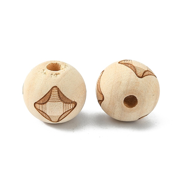 PandaHall Natural Theaceae Wood Beads, Laser Engraved, Round with Rhombus Pattern, BurlyWood, 20mm, Hole: 5mm, 20pcs/bag Wood Round Orange
PandaHall Natural Theaceae Wood Beads, Laser Engraved, Round with Rhombus Pattern, BurlyWood, 20mm, Hole: 5mm, 20pcs/bag Wood Round Orange