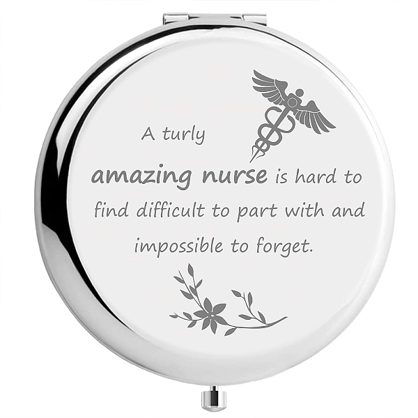 PandaHall 304 Stainless Steel Customization Mirror, Flat Round, Flower Pattern, 70x65mm Stainless Steel Flower
PandaHall 304 Stainless Steel Customization Mirror, Flat Round, Flower Pattern, 70x65mm Stainless Steel Flower