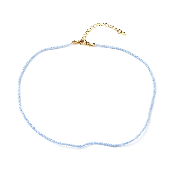 PandaHall Natural Shell Round Beads Beaded Necklaces, Light Sky Blue, 16.73 inch(42.5cm) Shell
PandaHall Natural Shell Round Beads Beaded Necklaces, Light Sky Blue, 16.73 inch(42.5cm) Shell