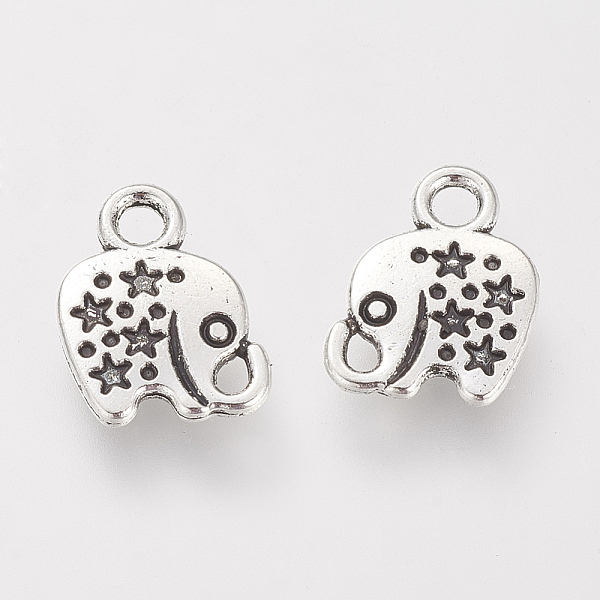 PandaHall Tibetan Style Alloy Charms, Elephant, Lead Free & Cadmium Free, Antique Silver, 11x8.5x1.5mm, Hole: 2mm, about 1000pcs/500g Alloy...
PandaHall Tibetan Style Alloy Charms, Elephant, Lead Free & Cadmium Free, Antique Silver, 11x8.5x1.5mm, Hole: 2mm, about 1000pcs/500g Alloy...