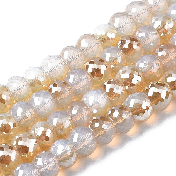 PandaHall Transparent Glass Beads Strands, Faceted, Round, Creamy White, 8x6mm, Hole: 1.2mm, about 80pcs/strand, 18.66 inch(47.4cm) Glass...
PandaHall Transparent Glass Beads Strands, Faceted, Round, Creamy White, 8x6mm, Hole: 1.2mm, about 80pcs/strand, 18.66 inch(47.4cm) Glass...
