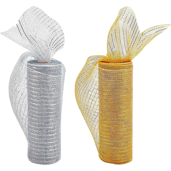 PandaHall BENECREAT 2 Rolls 2 Colors Polypropylene Fabric, Tulle Roll Spool Fabric, for Winter Christmas Wreath Decoration, Mixed Color..., Multicolor
PandaHall BENECREAT 2 Rolls 2 Colors Polypropylene Fabric, Tulle Roll Spool Fabric, for Winter Christmas Wreath Decoration, Mixed Color..., Multicolor