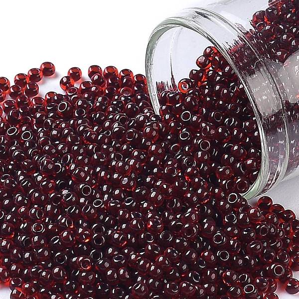 PandaHall TOHO Round Seed Beads, Japanese Seed Beads, (2153) Black Cherry Lined Dark Amber, 11/0, 2.2mm, Hole: 0.8mm, about 5555pcs/50g..., Red
PandaHall TOHO Round Seed Beads, Japanese Seed Beads, (2153) Black Cherry Lined Dark Amber, 11/0, 2.2mm, Hole: 0.8mm, about 5555pcs/50g..., Red