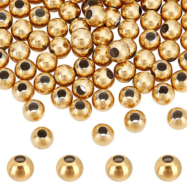 PandaHall DICOSMETIC 100Pcs Golden Smooth Round Bead Round Vacuum Plating Bead 8mm Loose Spacer Ball Bead Rondelle Loose Bead Stainless...
PandaHall DICOSMETIC 100Pcs Golden Smooth Round Bead Round Vacuum Plating Bead 8mm Loose Spacer Ball Bead Rondelle Loose Bead Stainless...