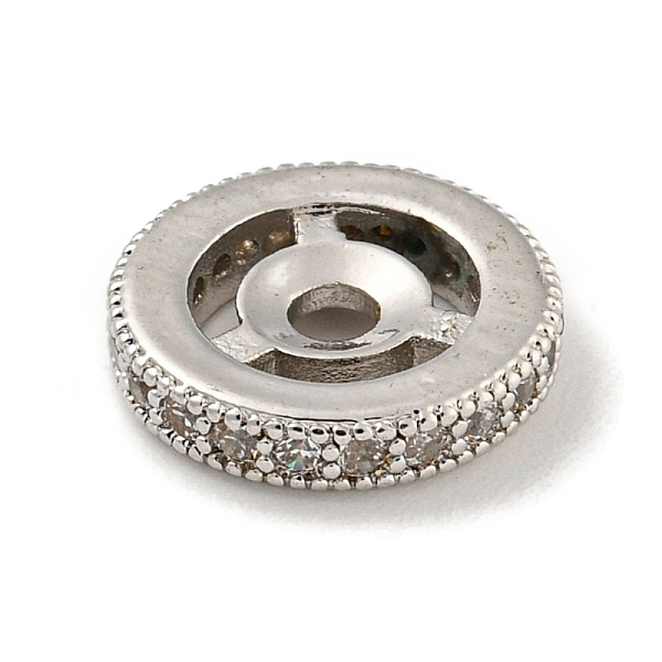 PandaHall Brass Micro Pave Clear Cubic Zirconia Beads, Flat Round, Platinum, 12x2.5mm, Hole: 2.2mm Brass+Cubic Zirconia Flat Round Clear
PandaHall Brass Micro Pave Clear Cubic Zirconia Beads, Flat Round, Platinum, 12x2.5mm, Hole: 2.2mm Brass+Cubic Zirconia Flat Round Clear