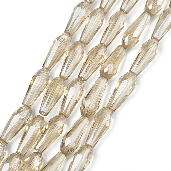 PandaHall Electroplate Glass Beads Strands, Half Plated, Faceted, Teardrop, Rainbow Plated, 15x6mm, Hole: 1mm, about 50pcs/strand, 28.3 inch...
PandaHall Electroplate Glass Beads Strands, Half Plated, Faceted, Teardrop, Rainbow Plated, 15x6mm, Hole: 1mm, about 50pcs/strand, 28.3 inch...