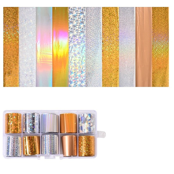 PandaHall Nail Art Transfer Stickers, Nail Decals, DIY Nail Tips Decoration for Women, Mixed Color, 100x2.5cm, 10rolls/box Plastic None..., Multicolor
PandaHall Nail Art Transfer Stickers, Nail Decals, DIY Nail Tips Decoration for Women, Mixed Color, 100x2.5cm, 10rolls/box Plastic None..., Multicolor
