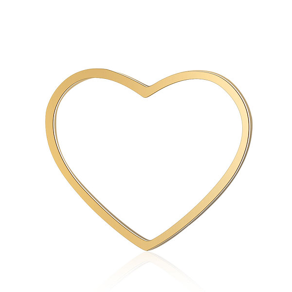 PandaHall 201 Stainless Steel Linking Rings, Heart, Golden, 23.5x29.5x1mm, Hole: 27x18.5mm 201 Stainless Steel Heart
PandaHall 201 Stainless Steel Linking Rings, Heart, Golden, 23.5x29.5x1mm, Hole: 27x18.5mm 201 Stainless Steel Heart