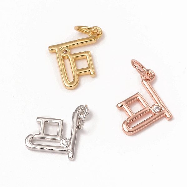 PandaHall Brass Micro Pave Clear Cubic Zirconia Chinese Symbol Charms, with Jump Rings, Long-Lasting Plated, Chinese Character, Mixed Color...
PandaHall Brass Micro Pave Clear Cubic Zirconia Chinese Symbol Charms, with Jump Rings, Long-Lasting Plated, Chinese Character, Mixed Color...