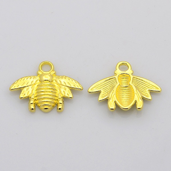 PandaHall Tibetan Style Alloy Pendants, Cadmium Free & Nickel Free & Lead Free, Bees, Golden, 16.5x21.5x3mm, Hole: 2mm Alloy Bees
PandaHall Tibetan Style Alloy Pendants, Cadmium Free & Nickel Free & Lead Free, Bees, Golden, 16.5x21.5x3mm, Hole: 2mm Alloy Bees