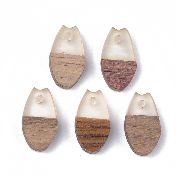 PandaHall Resin & Walnut Wood Pendants, Fish Mouth, WhiteSmoke, 16x9x3.5~4mm, Hole: 1.8mm Resin+Wood Teardrop White
PandaHall Resin & Walnut Wood Pendants, Fish Mouth, WhiteSmoke, 16x9x3.5~4mm, Hole: 1.8mm Resin+Wood Teardrop White