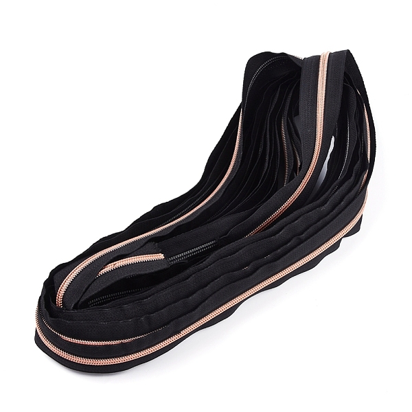 PandaHall Garment Accessories, Nylon Closed-end Zipper, Zip-fastener Components, Black, Rose Gold, 32mm, 10yards/bundle Nylon Black
PandaHall Garment Accessories, Nylon Closed-end Zipper, Zip-fastener Components, Black, Rose Gold, 32mm, 10yards/bundle Nylon Black