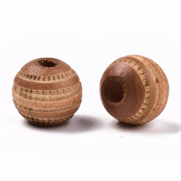 PandaHall Painted Natural Wood Beads, Laser Engraved Pattern, Round with Zebra-Stripe, Saddle Brown, 10x8.5mm, Hole: 2.5mm Wood Round
PandaHall Painted Natural Wood Beads, Laser Engraved Pattern, Round with Zebra-Stripe, Saddle Brown, 10x8.5mm, Hole: 2.5mm Wood Round