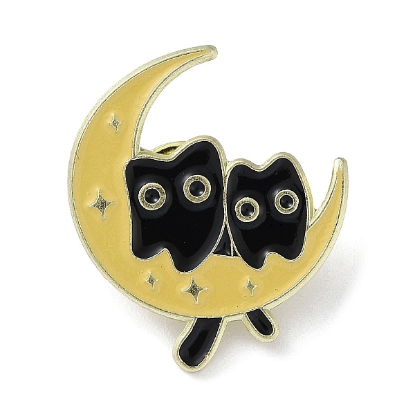 PandaHall Black Cat Enamel Pins, Alloy Brooch for Backpack Clothes, Moon, 30.5x27x1.5mm Alloy+Enamel Moon Yellow
PandaHall Black Cat Enamel Pins, Alloy Brooch for Backpack Clothes, Moon, 30.5x27x1.5mm Alloy+Enamel Moon Yellow