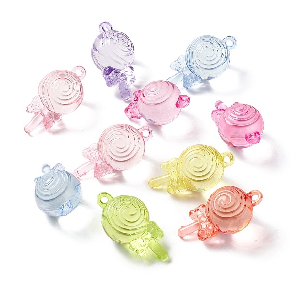 PandaHall Transparent Acrylic Pendants, Lollipop, Mixed Color, 42.5x22x21.5mm, Hole: 3mm Acrylic Candy Multicolor
PandaHall Transparent Acrylic Pendants, Lollipop, Mixed Color, 42.5x22x21.5mm, Hole: 3mm Acrylic Candy Multicolor