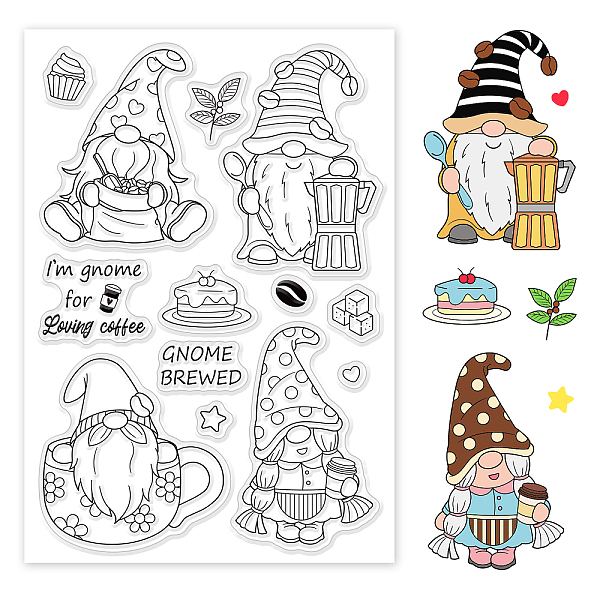 PandaHall GLOBLELAND Gnome Clear Stamps Drink Cake Teacup Silicone Clear Stamp Seals for Cards Making DIY Scrapbooking Photo Journal Album...
PandaHall GLOBLELAND Gnome Clear Stamps Drink Cake Teacup Silicone Clear Stamp Seals for Cards Making DIY Scrapbooking Photo Journal Album...