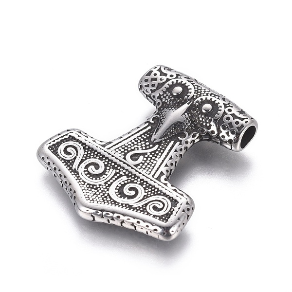 PandaHall 304 Stainless Steel Pendant, Anchor, Antique Silver, 36x32.5x7mm, Hole: 4.5x3.5mm 304 Stainless Steel Anchor & Helm
PandaHall 304 Stainless Steel Pendant, Anchor, Antique Silver, 36x32.5x7mm, Hole: 4.5x3.5mm 304 Stainless Steel Anchor & Helm