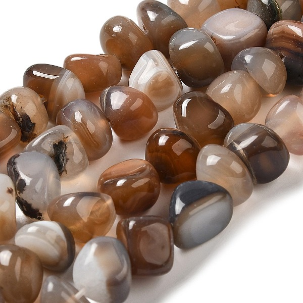 PandaHall Natural Agate Beads Strands, Dyed & Heated, Nuggets, Tumbled Stone, Sienna, 6.5~13x10~13x1.5~11mm, Hole: 1.6mm, about 22pcs/strand..., Brown
PandaHall Natural Agate Beads Strands, Dyed & Heated, Nuggets, Tumbled Stone, Sienna, 6.5~13x10~13x1.5~11mm, Hole: 1.6mm, about 22pcs/strand..., Brown