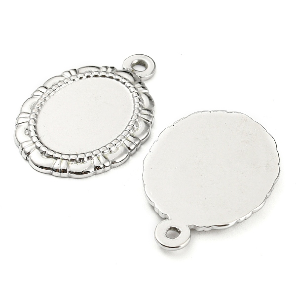 PandaHall 304 Stainless Steel Pendant Cabochon Settings, Oval, Stainless Steel Color, Tray: 16x12.5mm, 27x18x2mm, Hole: 1.6mm 304 Stainless...
PandaHall 304 Stainless Steel Pendant Cabochon Settings, Oval, Stainless Steel Color, Tray: 16x12.5mm, 27x18x2mm, Hole: 1.6mm 304 Stainless...