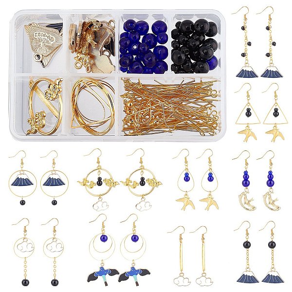 PandaHall SUNNYCLUE DIY Dangle Earring Making Kits, Including Alloy Pendants & Link Connectors, Brass Cable Chains & Linking Rings & Earring...
PandaHall SUNNYCLUE DIY Dangle Earring Making Kits, Including Alloy Pendants & Link Connectors, Brass Cable Chains & Linking Rings & Earring...