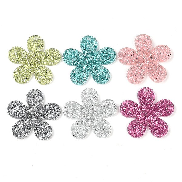PandaHall Acrylic Plastic Cabochons, Flower, Mixed Color, 38x39.5x2.5mm, Hole: 2.5mm Acrylic Flower Multicolor
PandaHall Acrylic Plastic Cabochons, Flower, Mixed Color, 38x39.5x2.5mm, Hole: 2.5mm Acrylic Flower Multicolor