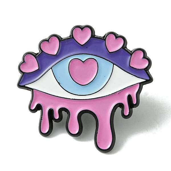 PandaHall Black Alloy Brooches, Enamel Pins, for Backpack Cloth, Eye, 28.5x30.5x1.5mm Alloy+Enamel Eye
PandaHall Black Alloy Brooches, Enamel Pins, for Backpack Cloth, Eye, 28.5x30.5x1.5mm Alloy+Enamel Eye