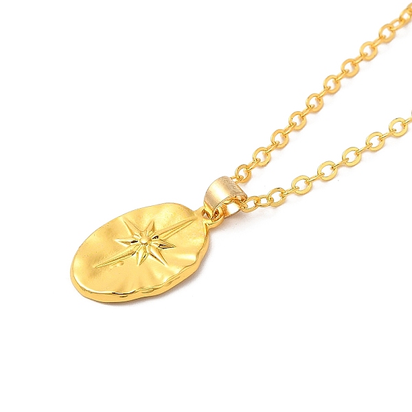 PandaHall Zinc Alloy Pendant Necklaces, Oval with Star, Golden, 18.31 inch(46.5cm) Alloy Oval
PandaHall Zinc Alloy Pendant Necklaces, Oval with Star, Golden, 18.31 inch(46.5cm) Alloy Oval