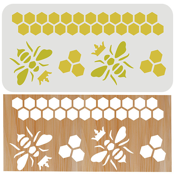 PandaHall FINGERINSPIRE Bee Border Stencil 30x15cm Bee Honeycomb Hexagon Stencils Reusable Furniture Details Stencil PET Bees and Bees Hives...
PandaHall FINGERINSPIRE Bee Border Stencil 30x15cm Bee Honeycomb Hexagon Stencils Reusable Furniture Details Stencil PET Bees and Bees Hives...