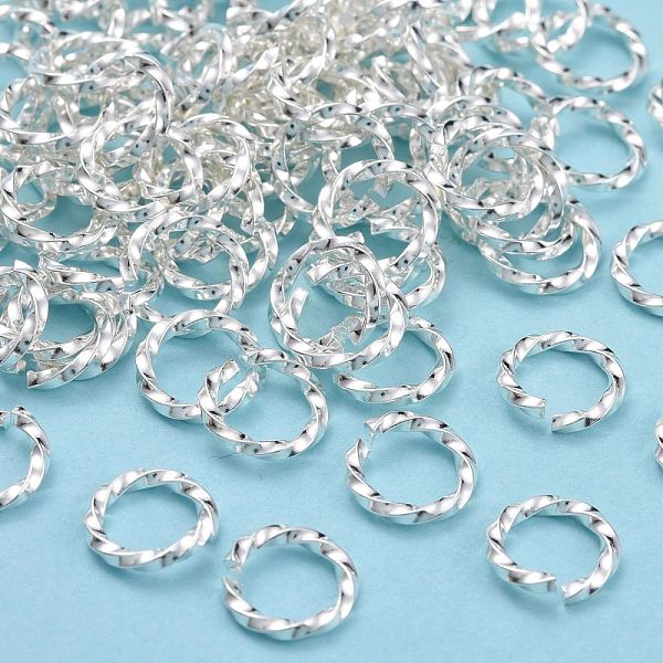 PandaHall 304 Stainless Steel Jump Rings, Open Jump Rings, Twisted, Silver, 8x1.2mm, Inner Diameter: 5.5~6mm 304 Stainless Steel
PandaHall 304 Stainless Steel Jump Rings, Open Jump Rings, Twisted, Silver, 8x1.2mm, Inner Diameter: 5.5~6mm 304 Stainless Steel
