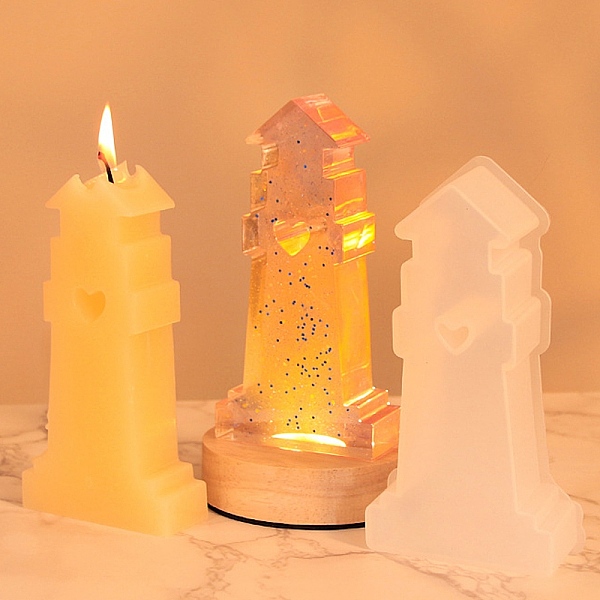 PandaHall Lighthouse DIY Silicone Mold, Resin Casting Molds, for UV Resin, Epoxy Resin Craft Making, Lighthouse, 138x72x26mm, Inner..., White
PandaHall Lighthouse DIY Silicone Mold, Resin Casting Molds, for UV Resin, Epoxy Resin Craft Making, Lighthouse, 138x72x26mm, Inner..., White