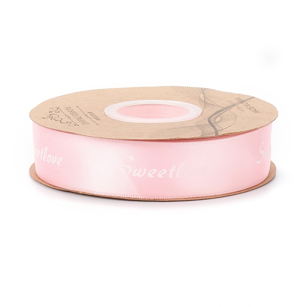 PandaHall Polyester Grosgrain Ribbons, with Word Sweet Love, for Gifts Wrapping Party, Pink, 1 inch(25mm), 45m/Roll Polyester Pink
PandaHall Polyester Grosgrain Ribbons, with Word Sweet Love, for Gifts Wrapping Party, Pink, 1 inch(25mm), 45m/Roll Polyester Pink