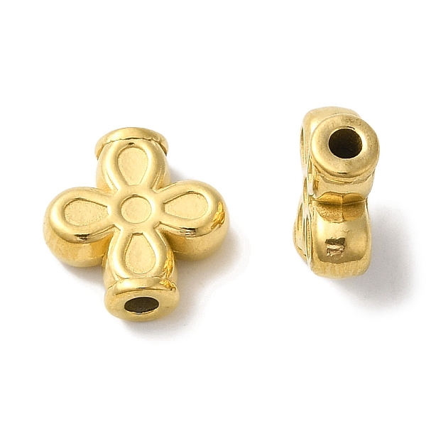 PandaHall 304 Stainless Steel Beads, Flower, Golden, 10.5x10x4mm, Hole: 1.6mm 304 Stainless Steel Flower
PandaHall 304 Stainless Steel Beads, Flower, Golden, 10.5x10x4mm, Hole: 1.6mm 304 Stainless Steel Flower