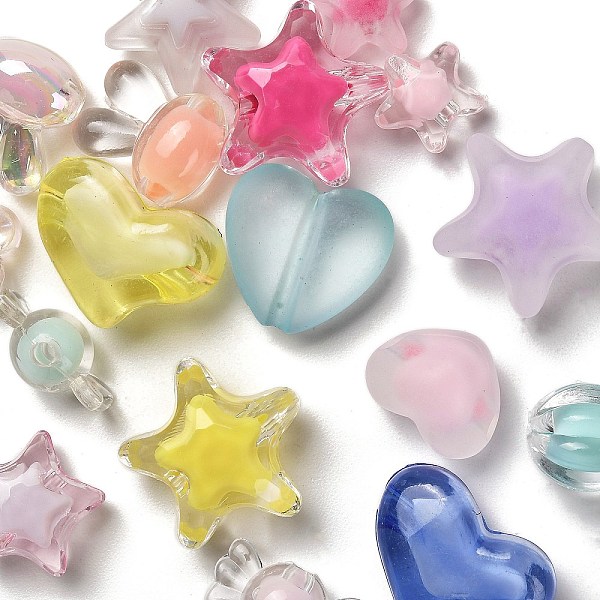 PandaHall Plating Acrylic Beads, Mixed Shape, Mixed Color, 9~19x11~21x7~12mm, Hole: 2~3mm Acrylic Mixed Shapes Multicolor
PandaHall Plating Acrylic Beads, Mixed Shape, Mixed Color, 9~19x11~21x7~12mm, Hole: 2~3mm Acrylic Mixed Shapes Multicolor